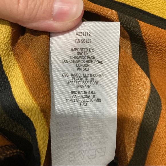 Linea by Louis Dell'Olio Printed Woven Cardigan Size Small A351112 - Picture 10 of 15